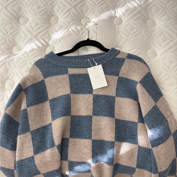 OAK + FORT Sweaters - oak and fort vintage checkered sweater